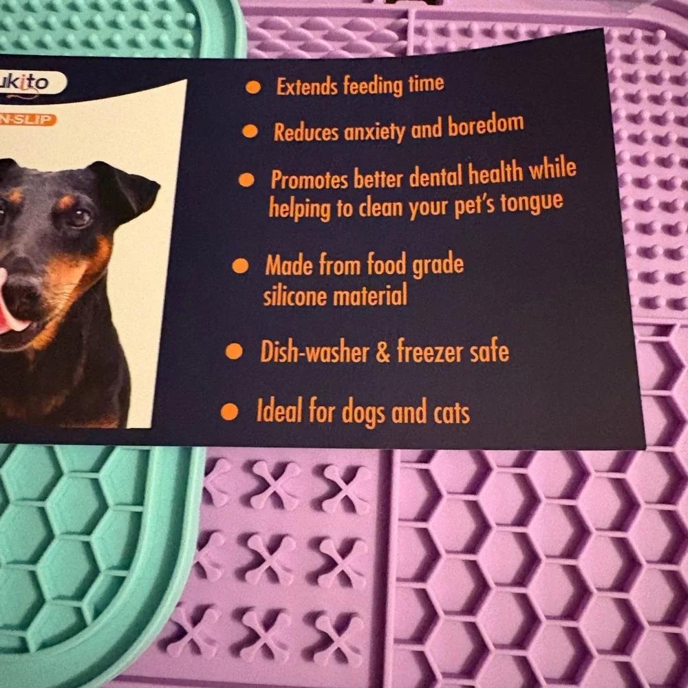 Lukito Silicone Pet Lick Mat Bundle
